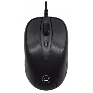 Mouse óptico UNNO TEKNO, USB trek negro ms6513bk
