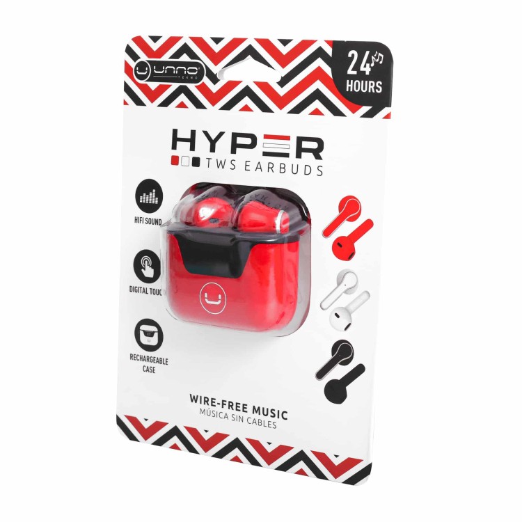 Audífonos UNNO TEKNO Hyper TWS bluetooth