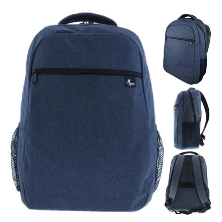 Mochila XTech XTB-220 Durham para Laptop de 156 Poliéster Capacidad Máxima de 15kg Color Azul XTB-220 - XTECH