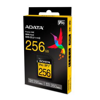 adata memoria sd 256gb uhs-ii u3 class10