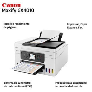 Multifuncional inalámbrico CANON Maxify GX4010 con...