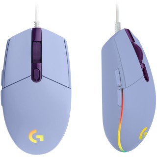 Mouse para juegos LOGITECH USB G203 LIGHTSYNC RGB