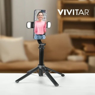Selfie stick VIVITAR trípode inalámbrico con luces duales