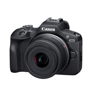 camara mirrorless canon eos r100 (incluye 1 lente canon rf-s 18-45 mm f/4.5-6.3 is stm)