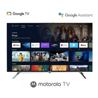 Televisor MOTOROLA 43" FHD Google TV, sin marco, voice control