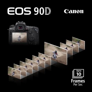 Combo: Camara CANON EOS 90D + Lente CANON EF-S 24 mm 1:2.8 STM
