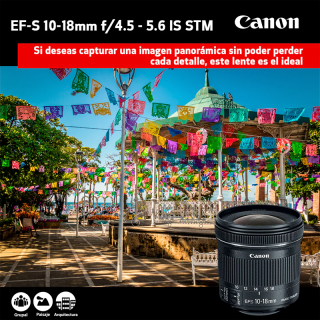 Lente CANON EFS 10-18mm f/4.5-5.6 is STM