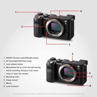 Cámara SONY ILCE-7C/BQ E38 (Solo cuerpo)