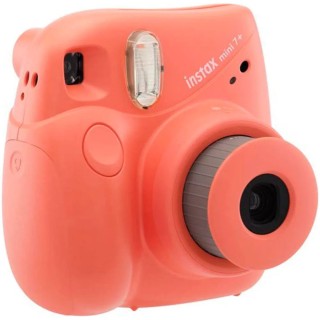 Kit Cámara INSTAX Mini 7 coral + película 10 hojas