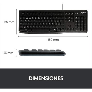 Teclado LOGITECH USB K120 Español