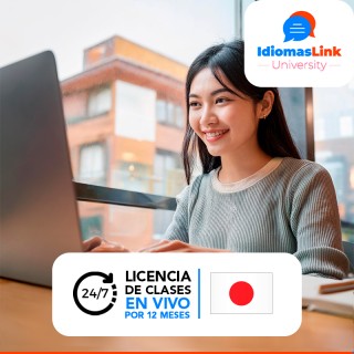 Idioma JAPONÉS - Clases ilimitadas en vivo por 12 meses