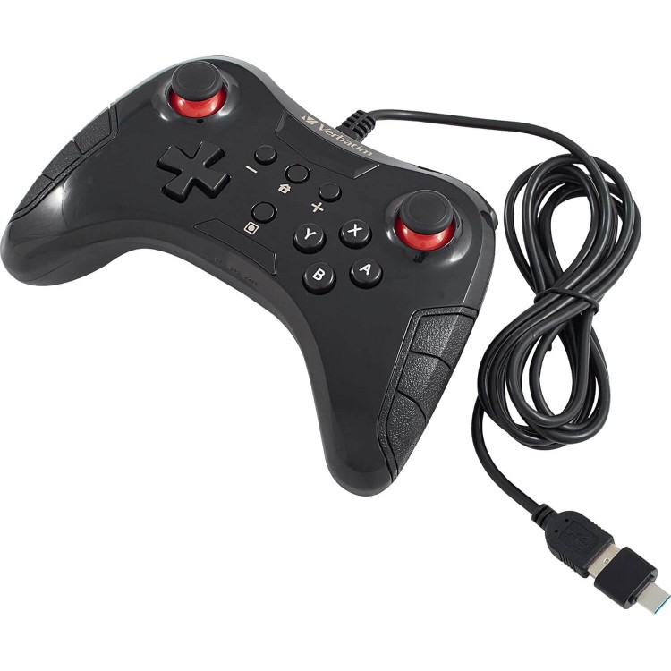 Control VERBATIM con cable para Nintendo Switch