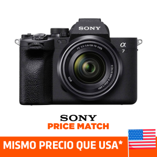 camara digital sony alpha a7 iv  (incluye 1 lente sony fe...