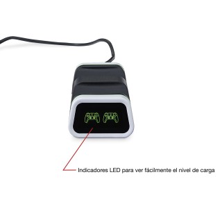 Soporte de carga doble VERBATIM para controles dualsense de PlayStation®5