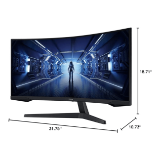 Monitor SAMSUNG Odyssey curvo 34" HDR G55T WQHD 165HZ