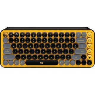 Teclado LOGITECH POP Keys Mechanical con teclas Emoji-Blast