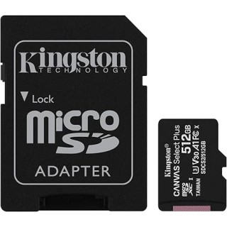 Tarjeta microSD KINGSTON 512GB microSDXC Canvas Select...