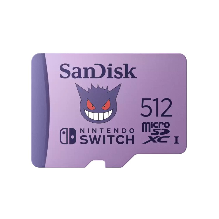 Tarjeta microSD SANDISK microSDXC para Nintendo Switch Pokémon 512GB 100Mbs