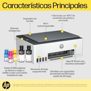 Multifuncional HP Smart Tank 580 inalámbrica