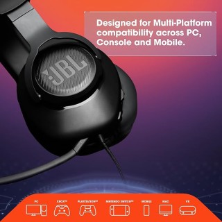 Audífonos JBL Quantum 100 Gaming con Cable Over-Ear y...