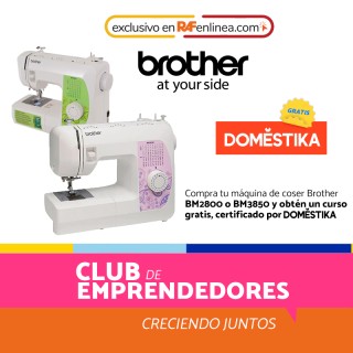 Máquina de Coser Brother BM3850 Mecánica con 37 Puntadas...